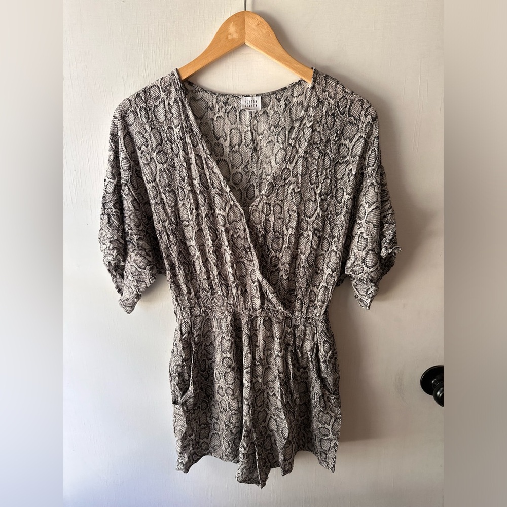 Snakeskin Romper